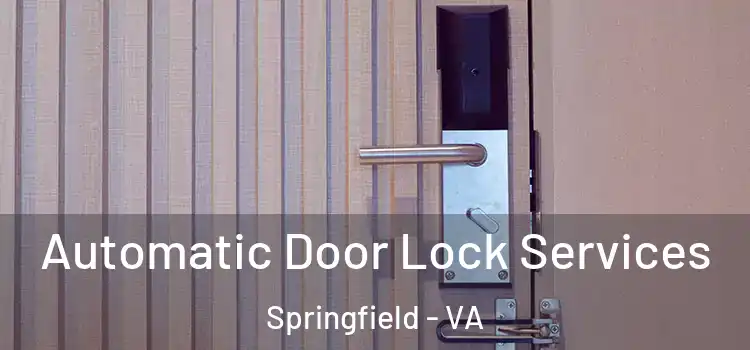 Automatic Door Lock Services Springfield - VA