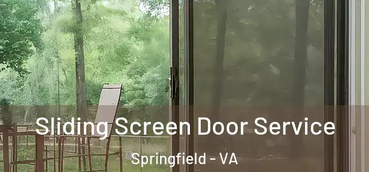 Sliding Screen Door Service Springfield - VA